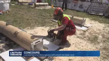 Les bûcherons fribourgeois se sont affrontés ce week-end