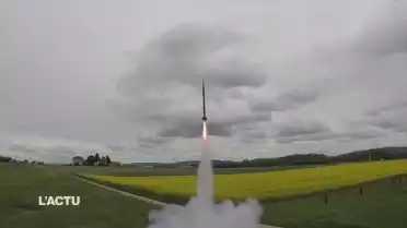 Une fusée de l&#039;EPFL part aux USA