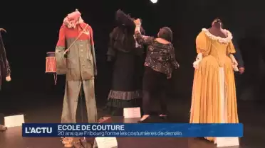 20 ans que Fribourg forme les costumières de demain