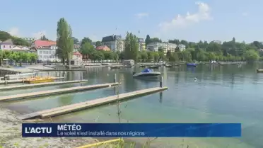 Le soleil s&#039;est installé dans nos régions