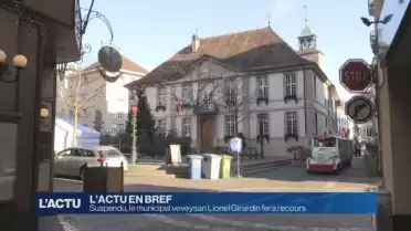 Suspendu, Lionel Girardin fera recours