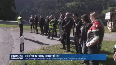 Journée gratuite de prévention pour 80 motards vaudois