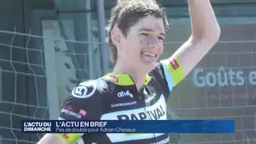 Pas de doublé pour Adrien Chenaux