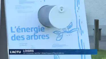 Un nouveau sentier didactique à Electrobroc