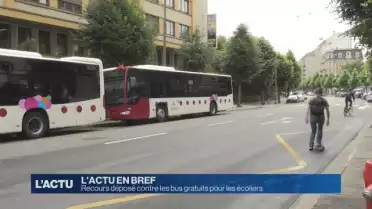 Recours déposé contre les bus gratuits pour les écoliers