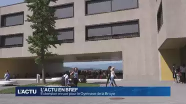Extension en vue pour le Gymnase de la Broye