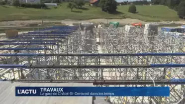 La gare de Châtel-St-Denis est dans les temps