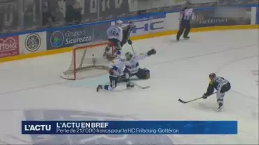 Perte de 213&#039;000 francs pour le HC Fribourg-Gottéron