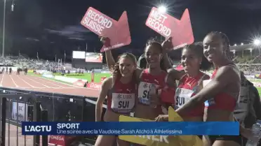 Une soirée avec la Vaudoise Sarah Atcho à Athletissima