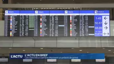 Préavis de grève chez les contrôleurs aériens
