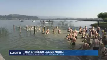 La police fribourgeoise se jette à l&#039;eau