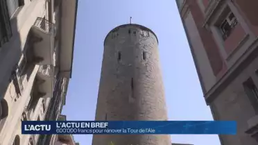 600'000 francs pour rénover la Tour de l'Ale
