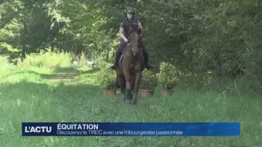 Découvrez le TREC avec une cavalière fribourgeoise