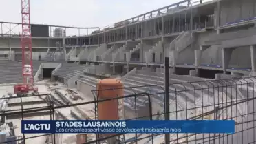 Les enceintes sportives de Lausanne se développent