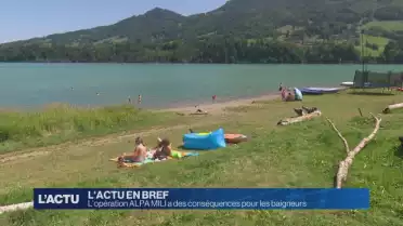 L’opération ALPA MILI a des conséquences pour les baigneurs