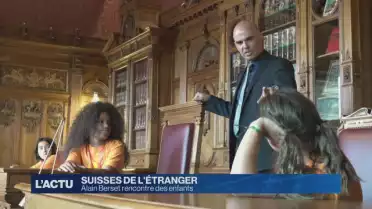 Alain Berset rencontre des enfants suisses de l&#039;étranger