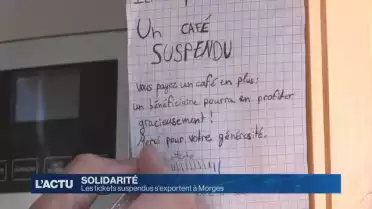 Les tickets suspendus s&#039;exportent à Morges