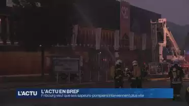 Fribourg veut revoir son organisation des sapeurs-pompiers