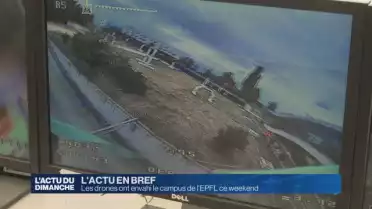 Les drones à l'honneur à l'EPFL