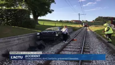 Grave accident de la circulation à Châtel-St-Denis