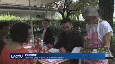 Un dîner gratuit dans un endroit insolite