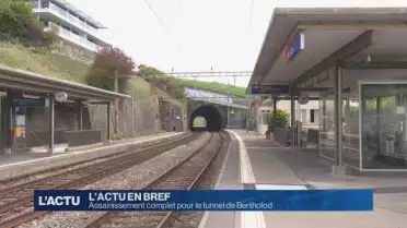 Assainissement du tunnel de Bertholod