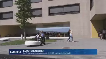 L&#039;extension du Gymnase de la Broye est sur les rails