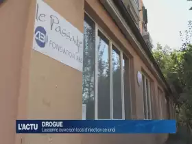 Lausanne ouvre son local d&#039;injection