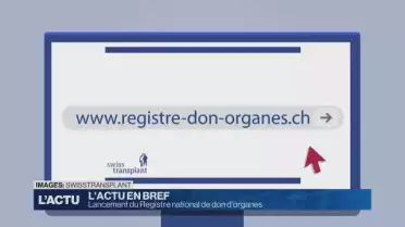 Lancement du Registre national de don d'organes