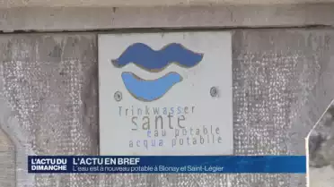 L&#039;eau est à nouveau potable à Blonay et Saint-Légier