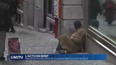 Vaud: mendicité interdite dès le 1er novembre