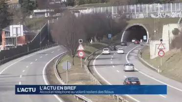 Alcool et téléphone au volant restent des fléaux.