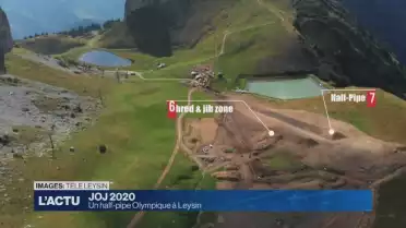 Un Half-pipe Olympique à Leysin