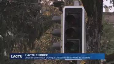 Panne d&#039;électricité dans l&#039;ouest lausannois
