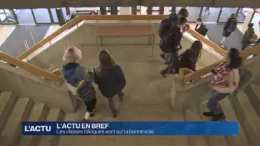 Des classes bilingues sur la bonne voie.