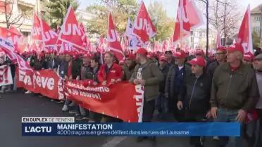 4000 maçons vaudois dans les rues lausannoises