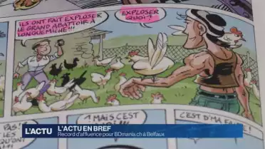 Record d'affluence pour BDmania.ch à Belfaux