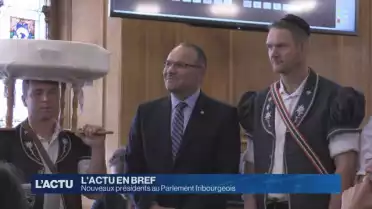 Nouveaux présidents au Parlement fribourgeois