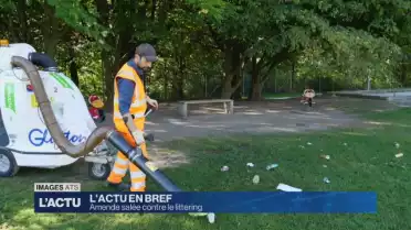 Amende salée contre le littering à Fribourg.