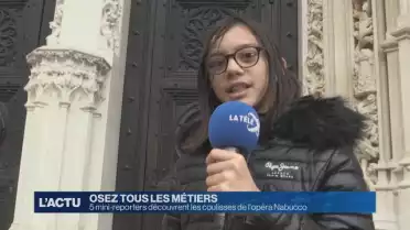 Cinq journalistes en herbe découvrent la Télé