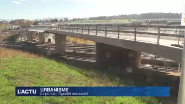 Le pont du Tiguelet est ouvert.