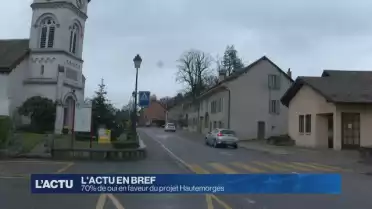 &quot;Hautemorges&quot;: la fusion est acceptée