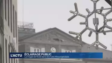 La magie de Noël dans les rues fribourgeoises