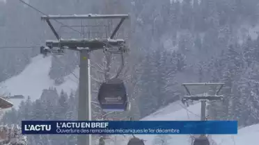 Ouverture des remontées mécaniques le 1er décembre