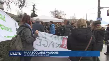 Parascolaire vaudois: la mobilisation se poursuit