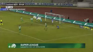 Lausanne rate son début 2018