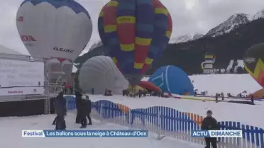 De la neige pour les ballons