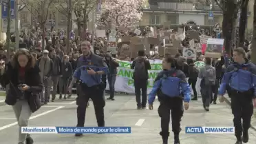 Moins de monde pour le climat