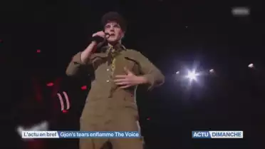 Gjon&#039;s tears poursuit &quot;The Voice&quot;