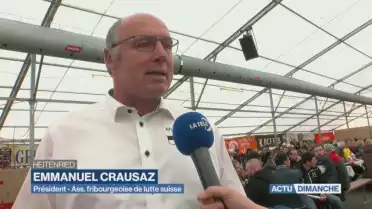 La crème des lutteurs à Heitenried
